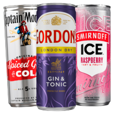 Captain Morgan, Smirnoff of Gordon